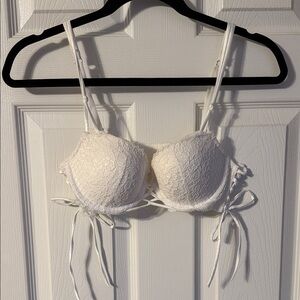Victoria's Secret White Lace Bra